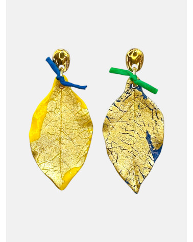 PENDIENTES LAUREL CORTEGADA
