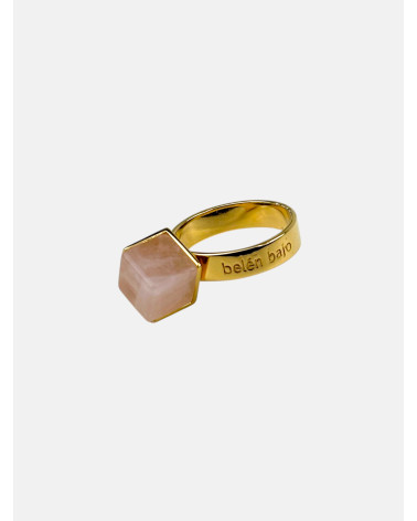 ANILLO CUARZO ROSA