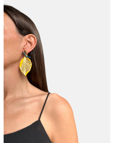 PENDIENTES LAUREL CORTEGADA