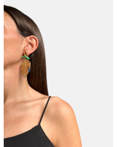 PENDIENTES LAUREL CORTEGADA