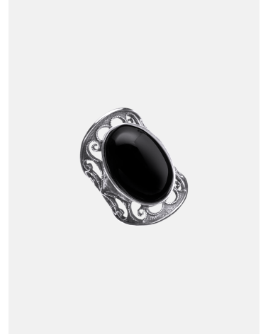 ANILLO AZABACHE ÓVALO