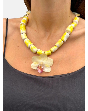 COLLAR CARMEN ORQUÍDEA