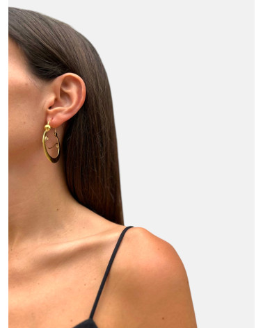 PENDIENTES ARRACADAS GRANDES CHAPADOS