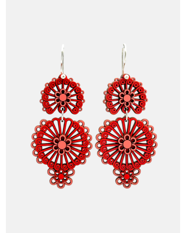 PENDIENTES ALBORADA BUHO DOBLE