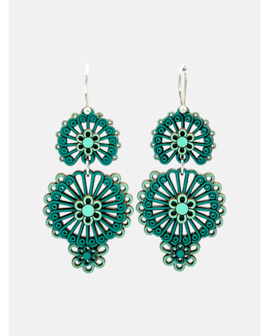 PENDIENTES ALBORADA BUHO DOBLE