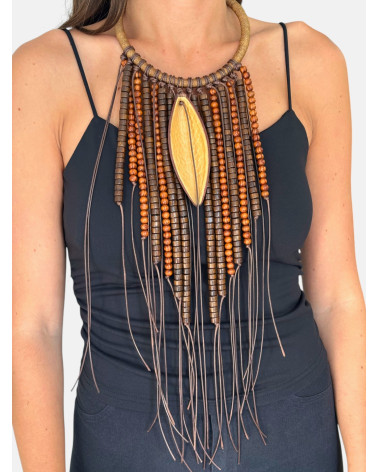COLLAR CANOINHA MADERA