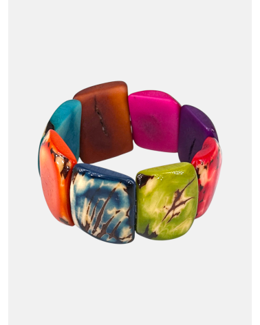 PULSERA SEMILLAS JARINA MULTICOLOR