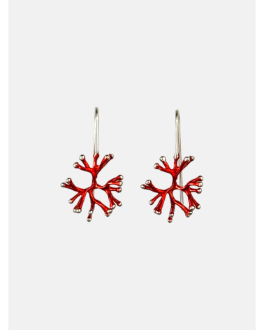 PENDIENTES ANÉMONA GANCHO REDONDOS