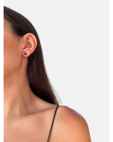 PENDIENTES AZABACHE MINI FILIGRANA