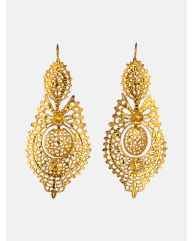 PENDIENTES BRINCOS À RAINHA CHAPADOS