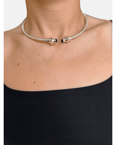 COLLAR TORQUE AZABACHE LISO