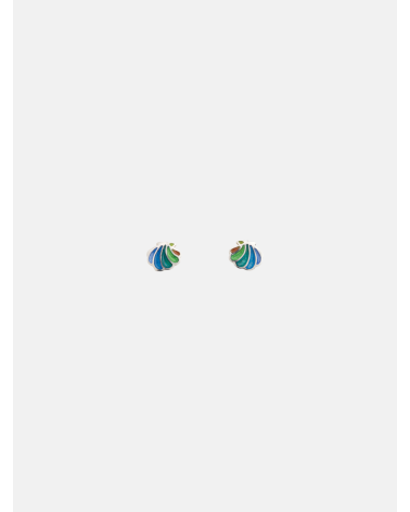 PENDIENTES CONCHA ESMALTE MINI