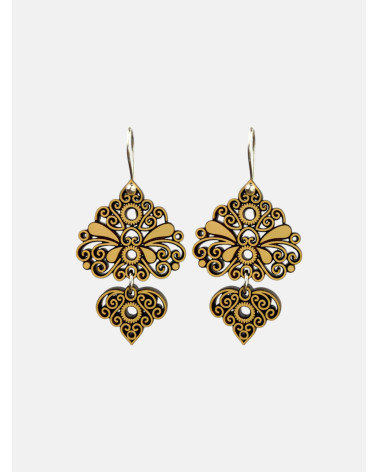 PENDIENTES ADEREZO DOBLE GANCHO
