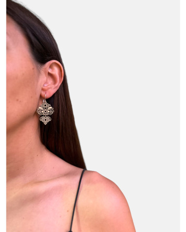 PENDIENTES ADEREZO DOBLE GANCHO