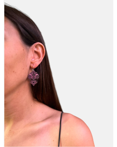 PENDIENTES ADEREZO DOBLE GANCHO
