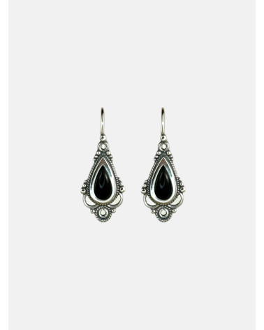 PENDIENTES AZABACHE LÁGRIMA