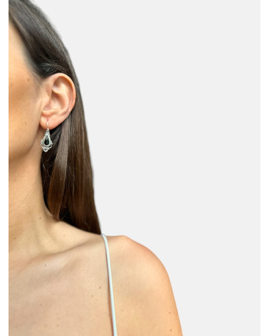 PENDIENTES AZABACHE LÁGRIMA