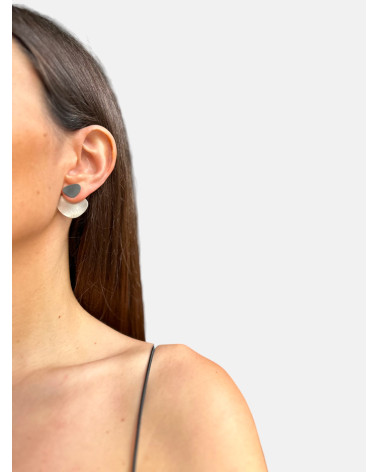 PENDIENTES OVALES DOBLE