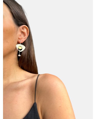 PENDIENTES OVALES PERLA