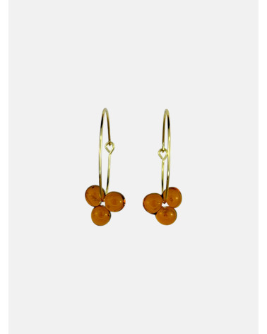 PENDIENTES FLOR ARO