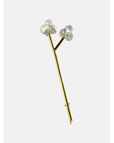 BROCHE FLOR VIDRIO
