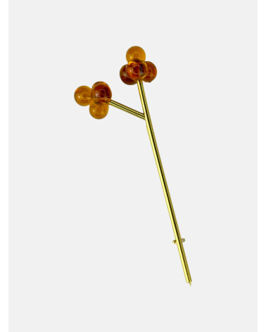 BROCHE FLOR VIDRIO