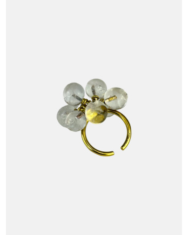 ANILLO FLOR II VIDRIO