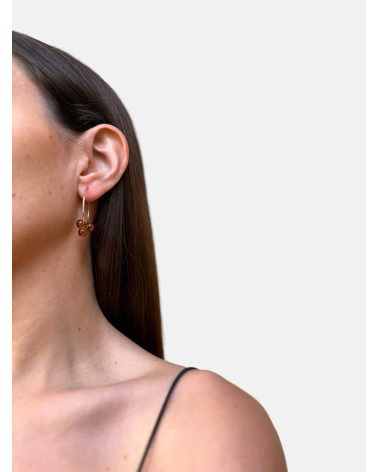 PENDIENTES FLOR ARO