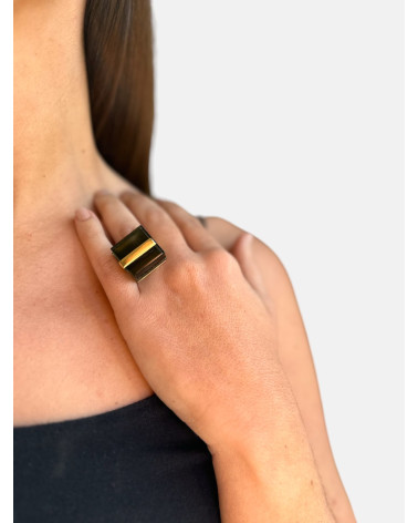 ANILLO NEW YORK CUADRADO
