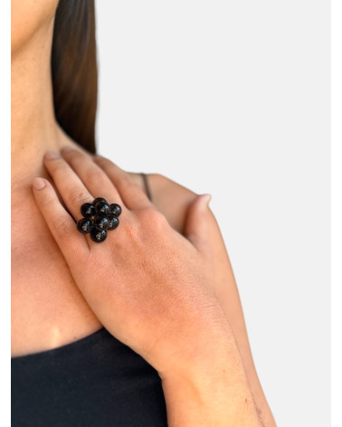 ANILLO FLOR II VIDRIO