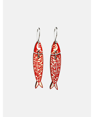 PENDIENTES SARDINA DOBLE