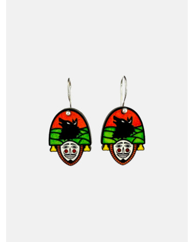 PENDIENTES PELIQUEIRO MADERA