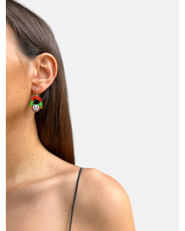 PENDIENTES PELIQUEIRO MADERA