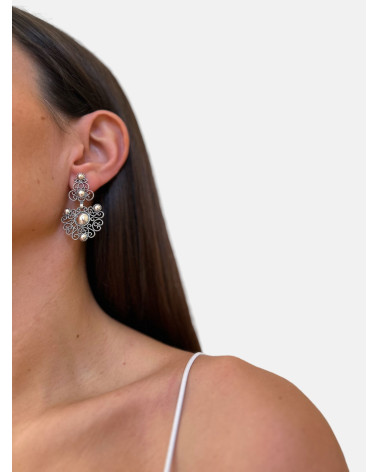 PENDIENTES ADEREZO DOBLE