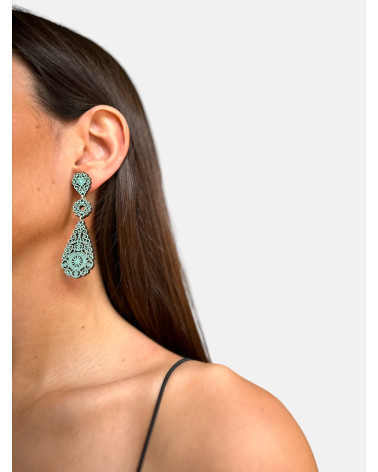 PENDIENTES FILIGRANA LÁGRIMA TRIPLE