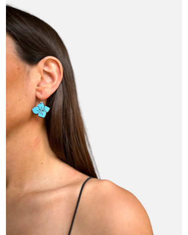 PENDIENTES HORTENSIA GANCHO