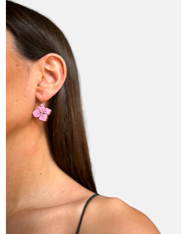 PENDIENTES HORTENSIA GANCHO