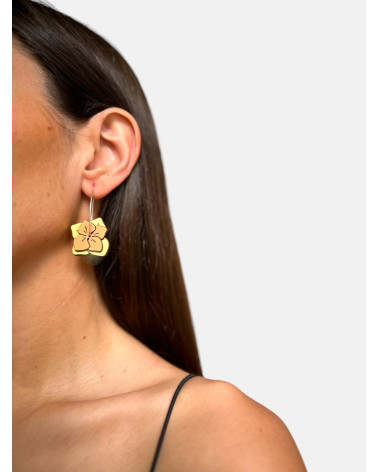 PENDIENTES HORTENSIA GANCHO LARGO