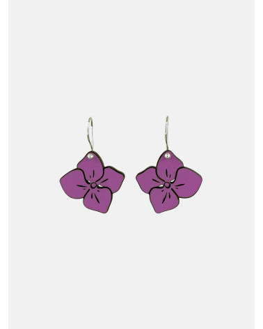 PENDIENTES HORTENSIA GANCHO