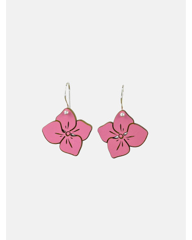 PENDIENTES HORTENSIA GANCHO