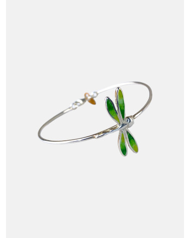 PULSERA LIBÉLULA ESMALTE ARO