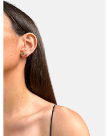 PENDIENTES LIBÉLULAS PRESIÓN ESMALTE