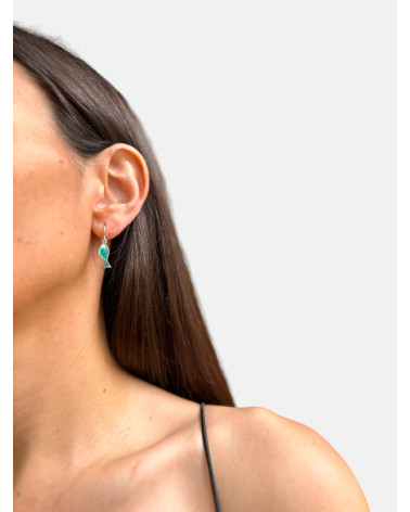 PENDIENTES PEZ ESMALTE GANCHO