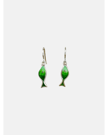 PENDIENTES PEZ ESMALTE GANCHO