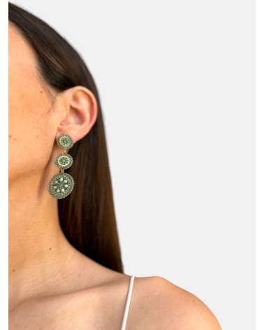 PENDIENTES MANDALA TRIPLE PEQUEÑOS