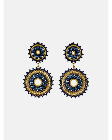 PENDIENTES MANDALA DOBLE PEQUEÑOS