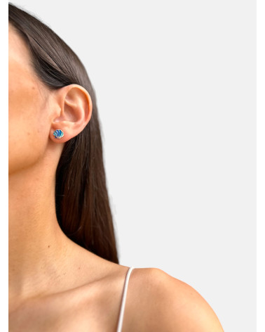 PENDIENTES CONCHA ESMALTE MINI