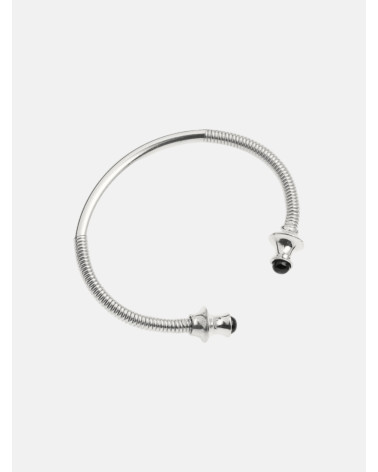 PULSERA TORQUE AZABACHE LISO