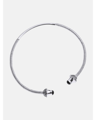 COLLAR TORQUE AZABACHE FILIGRANA