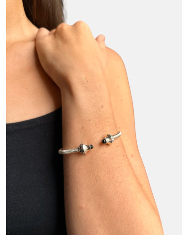 PULSERA TORQUE AZABACHE FILIGRANA